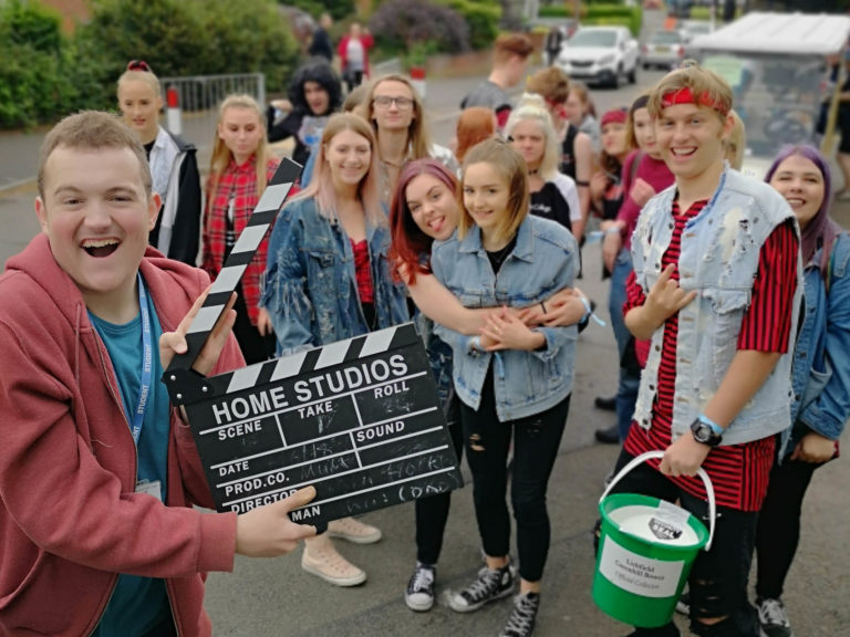 Students at the Bower festival