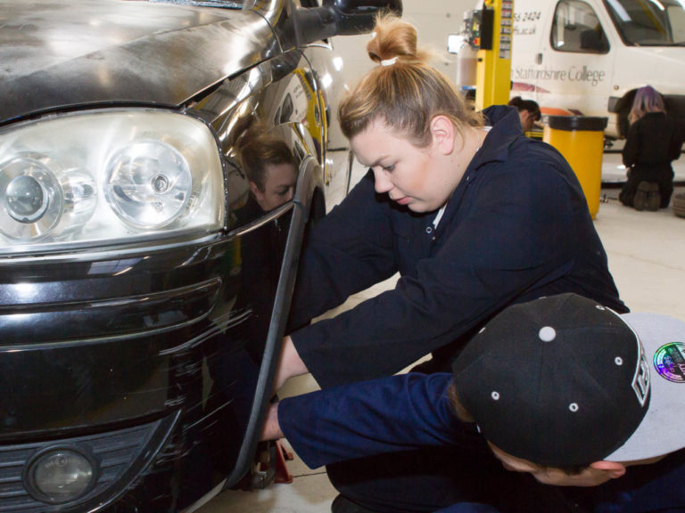 Car Mechanic at work