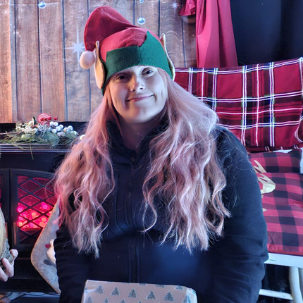 Christmas Elf at the Animal Zone