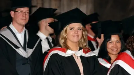 Students at HE graduation