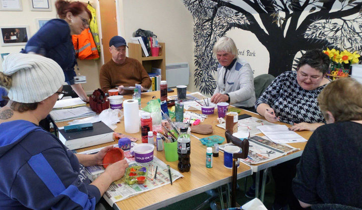 Adult English through Art Support Course Working at Hednesford Park