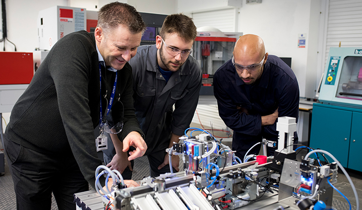 Engineering demo in Festo room