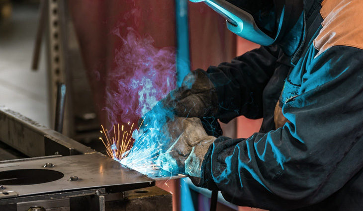 Picture of person welding