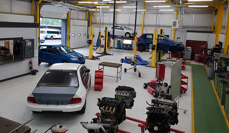 Rodbaston motor vehicle workshop