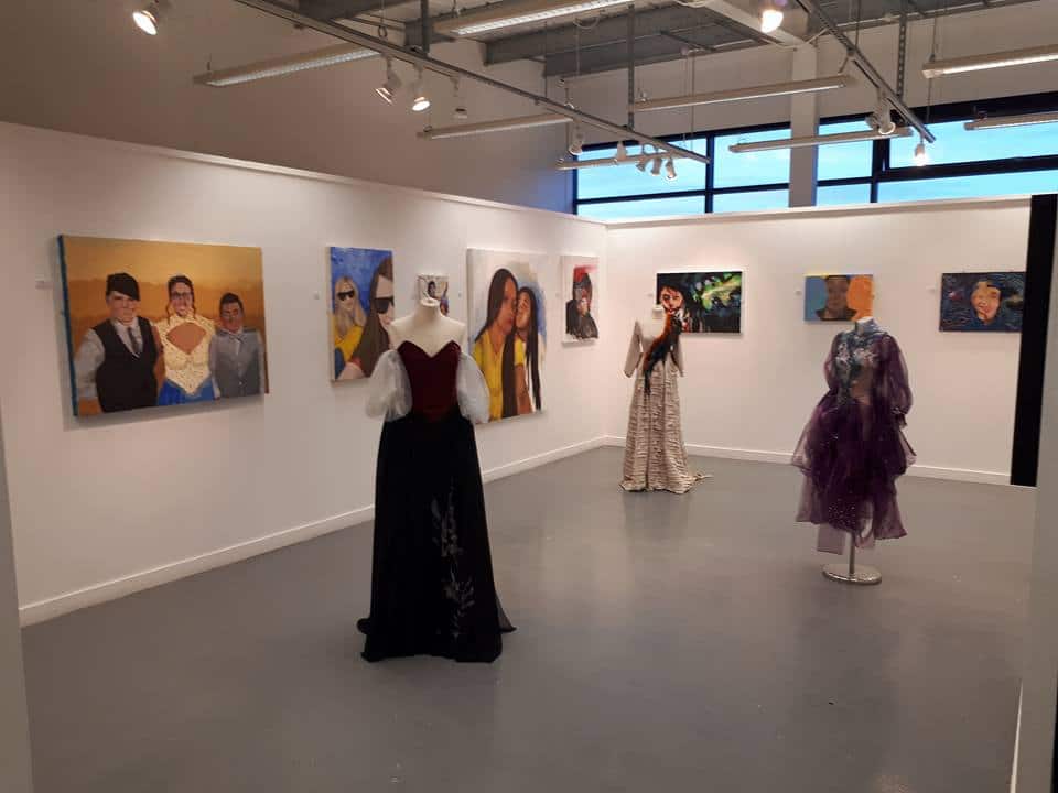 Wedge Art Gallery showcasing students work