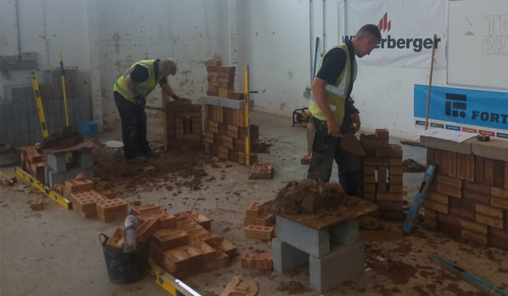 WorldSkills UK Bricklaying Apprentices
