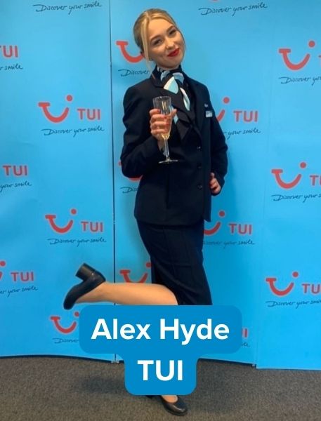 Former travel student Alex Hyde now working for TUI
