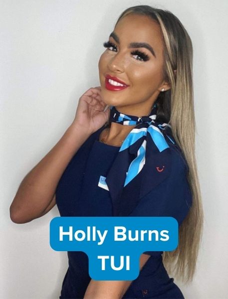 Former travel student Holly Burns now working for TUI