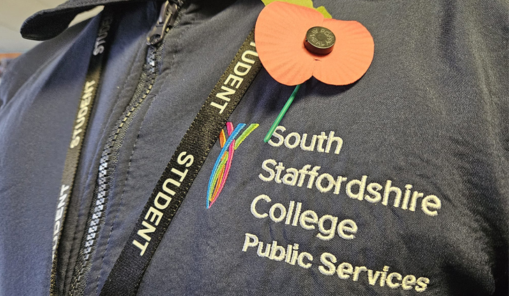 Public Services Jacket with Poppy