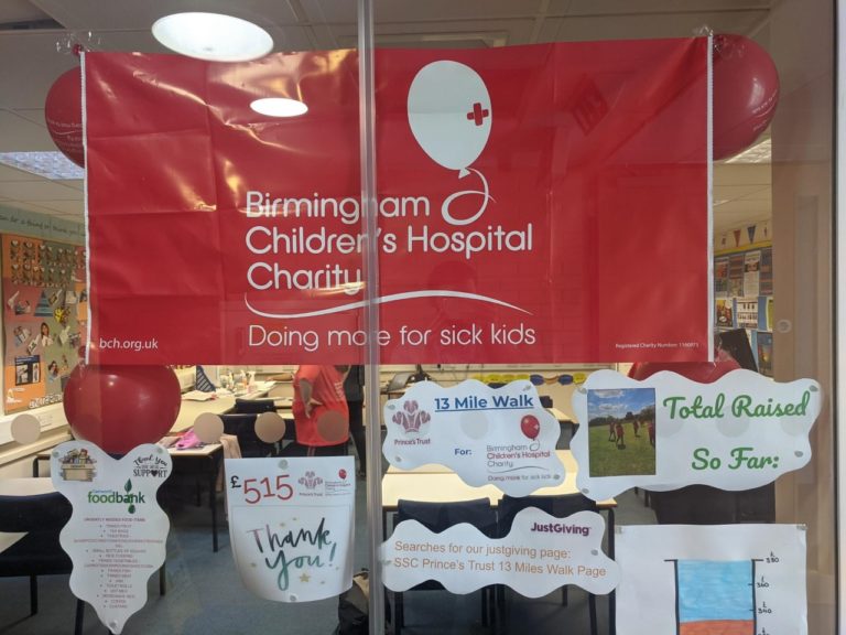 Birmingham Children's Hospital Set Up in Prince's Trust Classroom