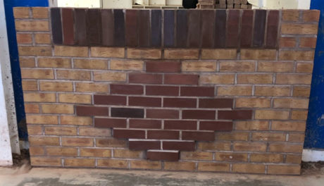 Brickwork created by Elizabeth