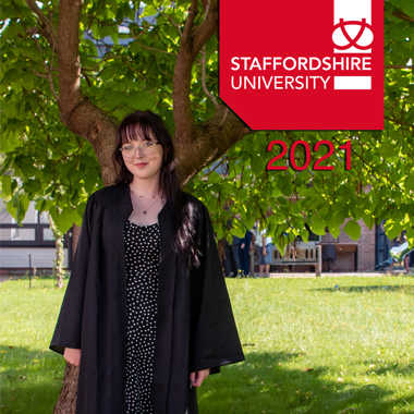 Martha Leicester at Staffordshire University Graduation