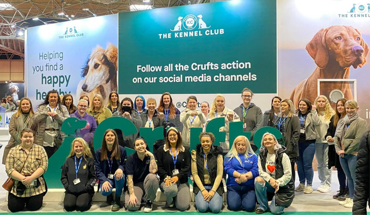 Dog Grooming Students at Crufts