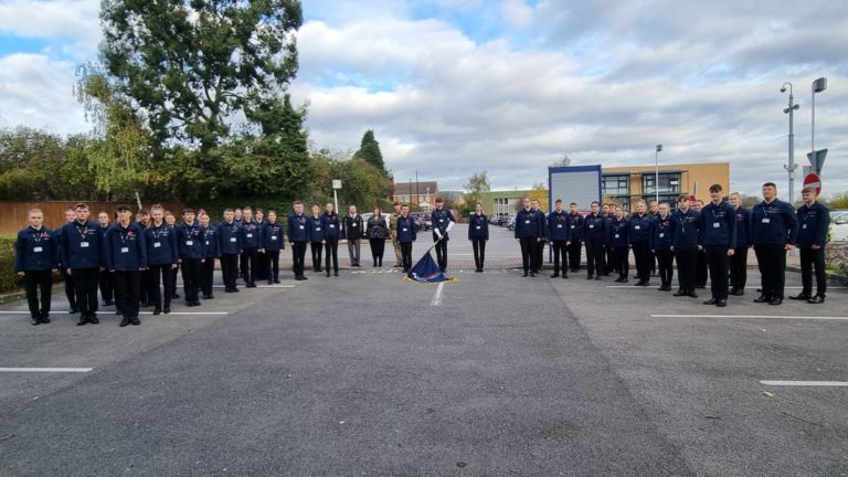 Tamworth College students on Remembrance Day 2022