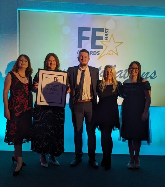 Marketing team with Silver FE First award 2024