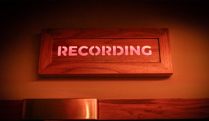 Music recording studio
