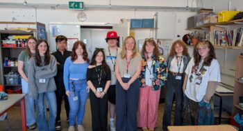 Staffy dog workshop with artist Joanna