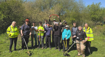 Rodbaston College students working in partnership with M6toll